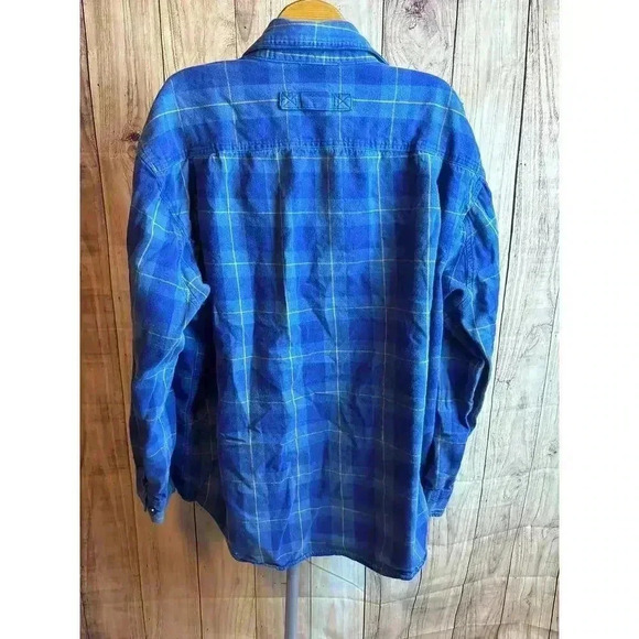 Duluth Trading Company Plaid Button-Down Men's Flannel Shirt 100% Cotton Size XL - Picture 4 of 6